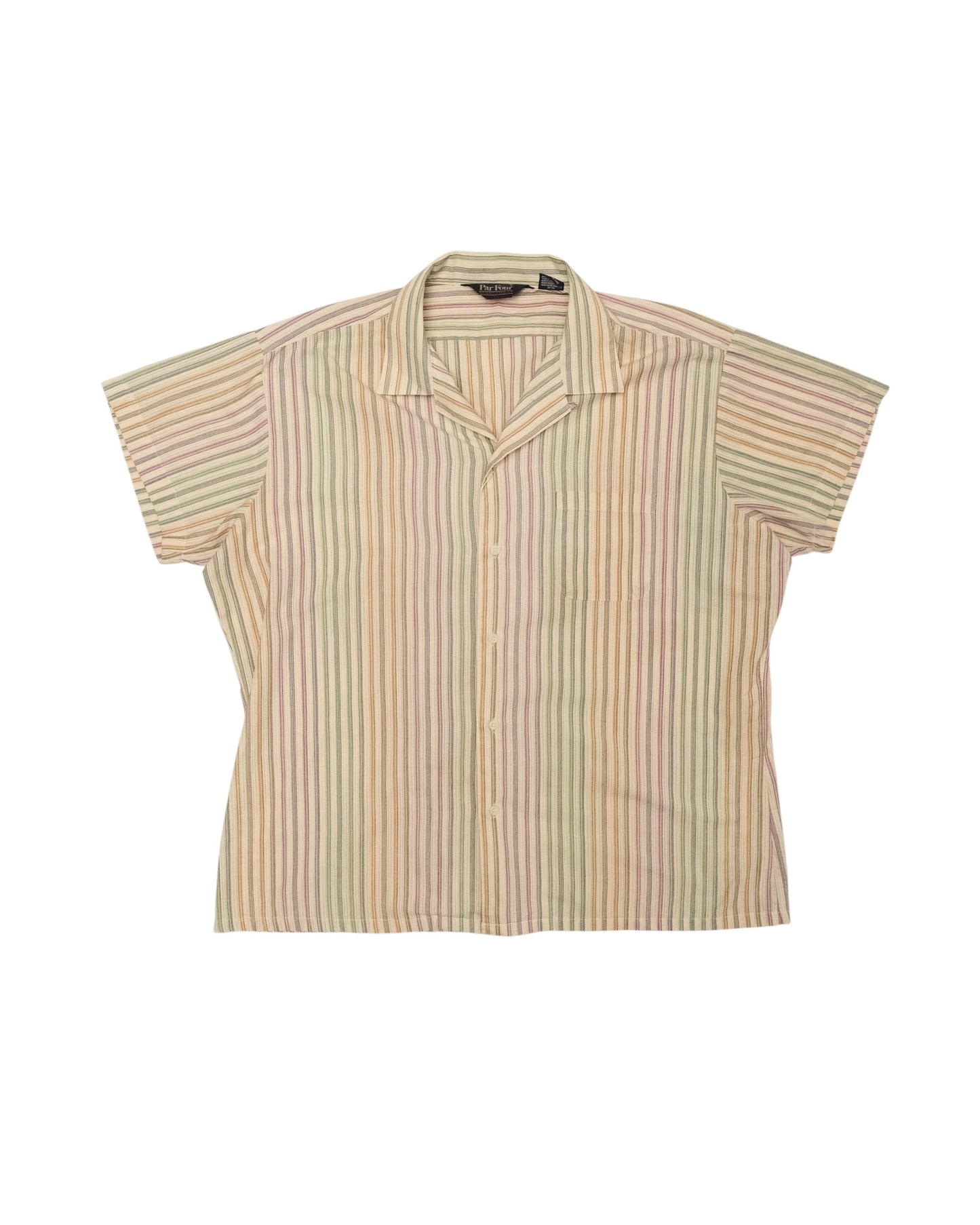 Par Four - Multi Stripe Open Collar Shirt