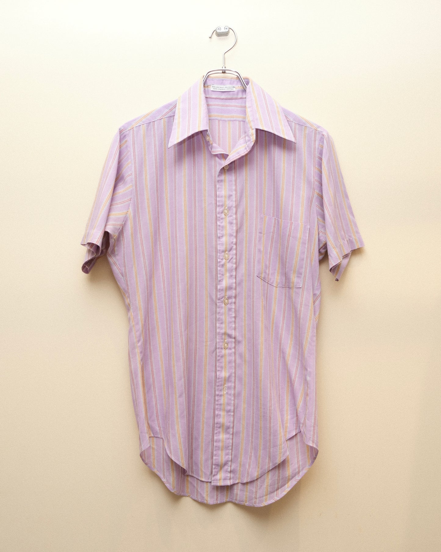 70s Vintage Stripe Short Sleeve Shirt
