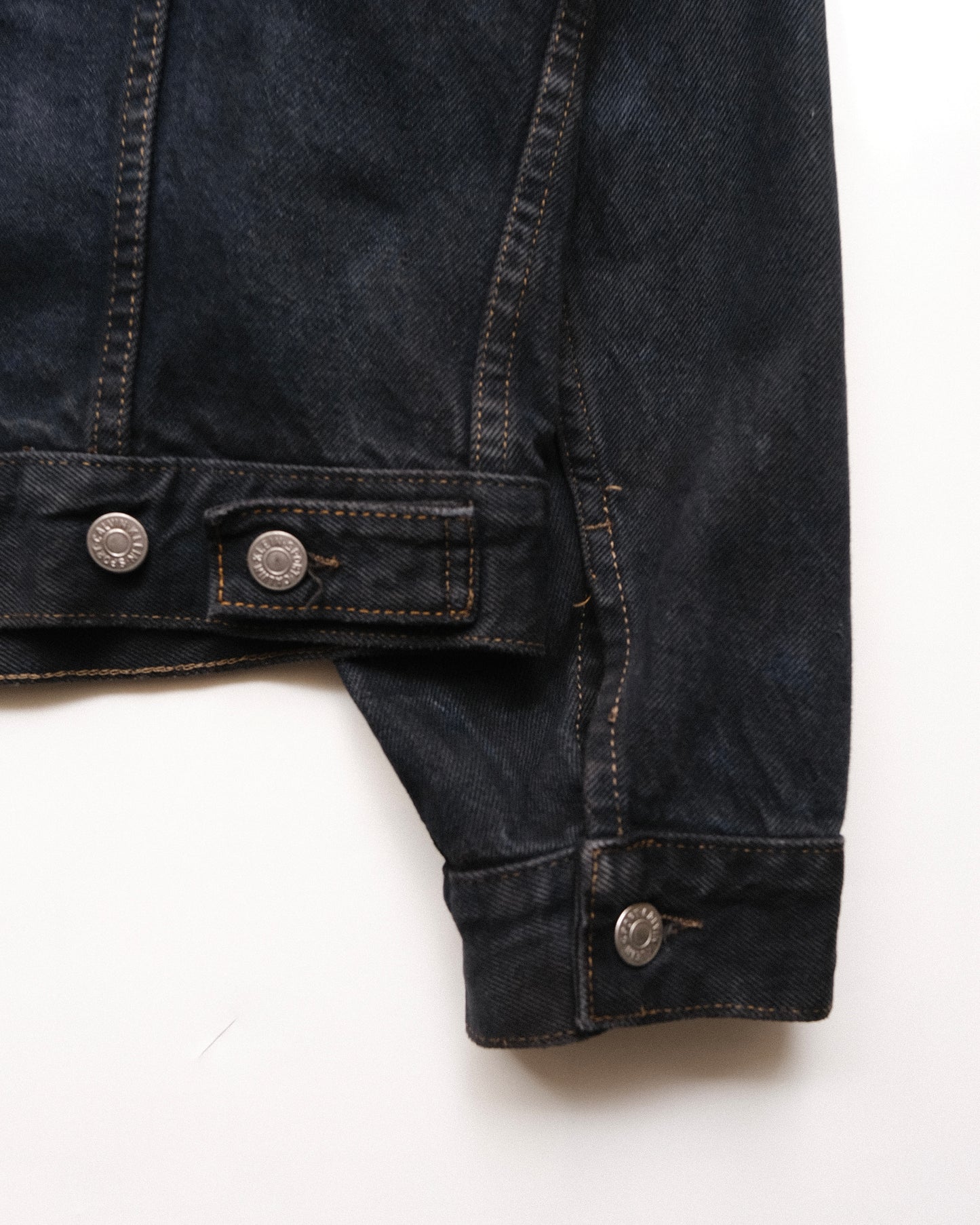 90s Calvin Klein - USA Made Black Denim Jacket