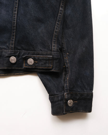 90s Calvin Klein - USA Made Black Denim Jacket