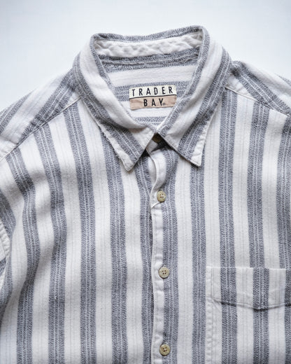 TRADER BAY - Cotton Stripe Shirt