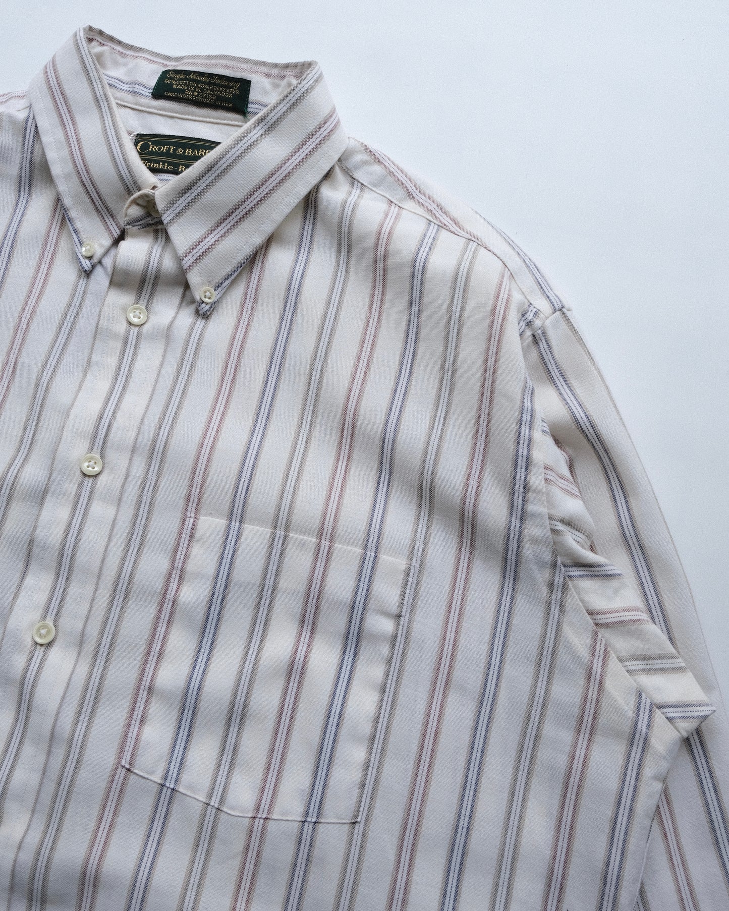 Croft & Barrow - Classic Multi Stripe Button Down Shirt