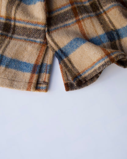 60s~70s Vintage Wool Check Shirt