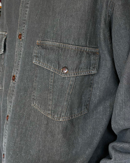 Black Denim CPO Shirts