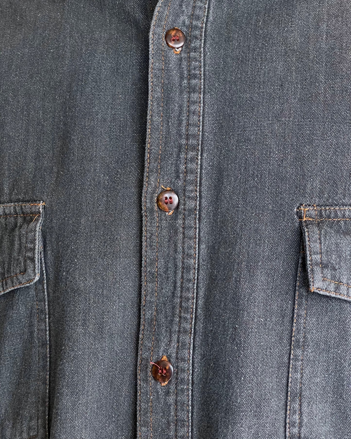 Black Denim CPO Shirts