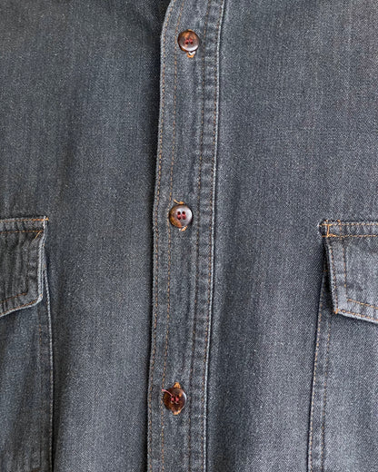 Black Denim CPO Shirts