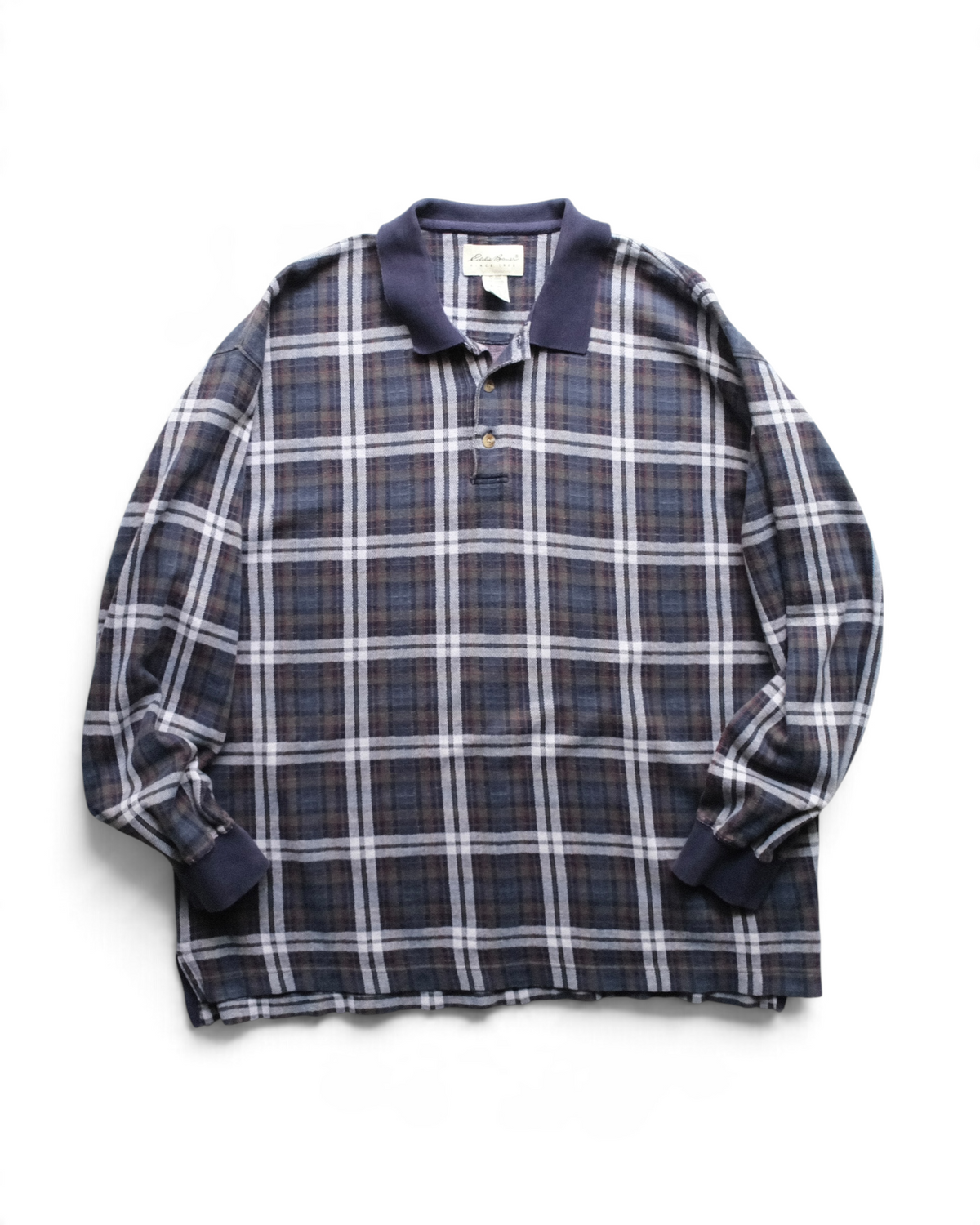 Eddie Bauer - Check Cotton Knit Polo