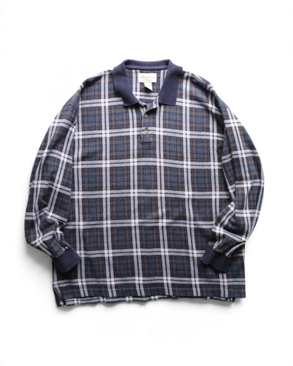 Eddie Bauer - Check Cotton Knit Polo