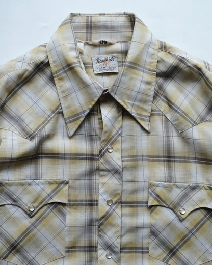 70s Rawhide - Western Check Shirt