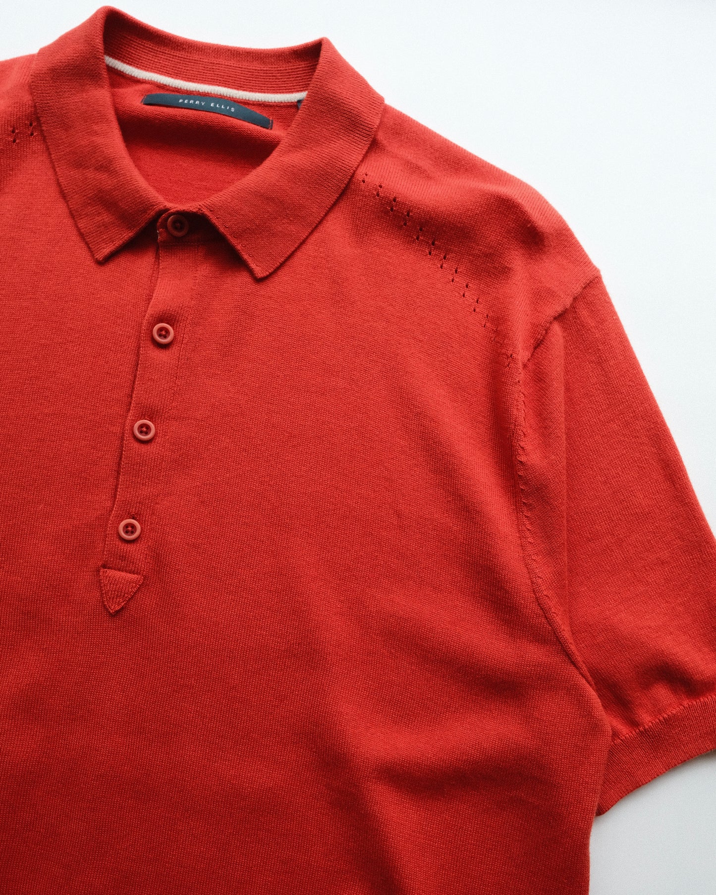 PERRY ELLIS - Cotton Knit Polo