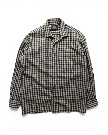 INGRAM - Wool Blend Gingham Check Shirt