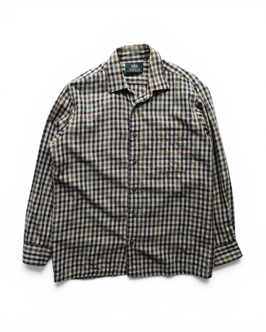 INGRAM - Wool Blend Gingham Check Shirt