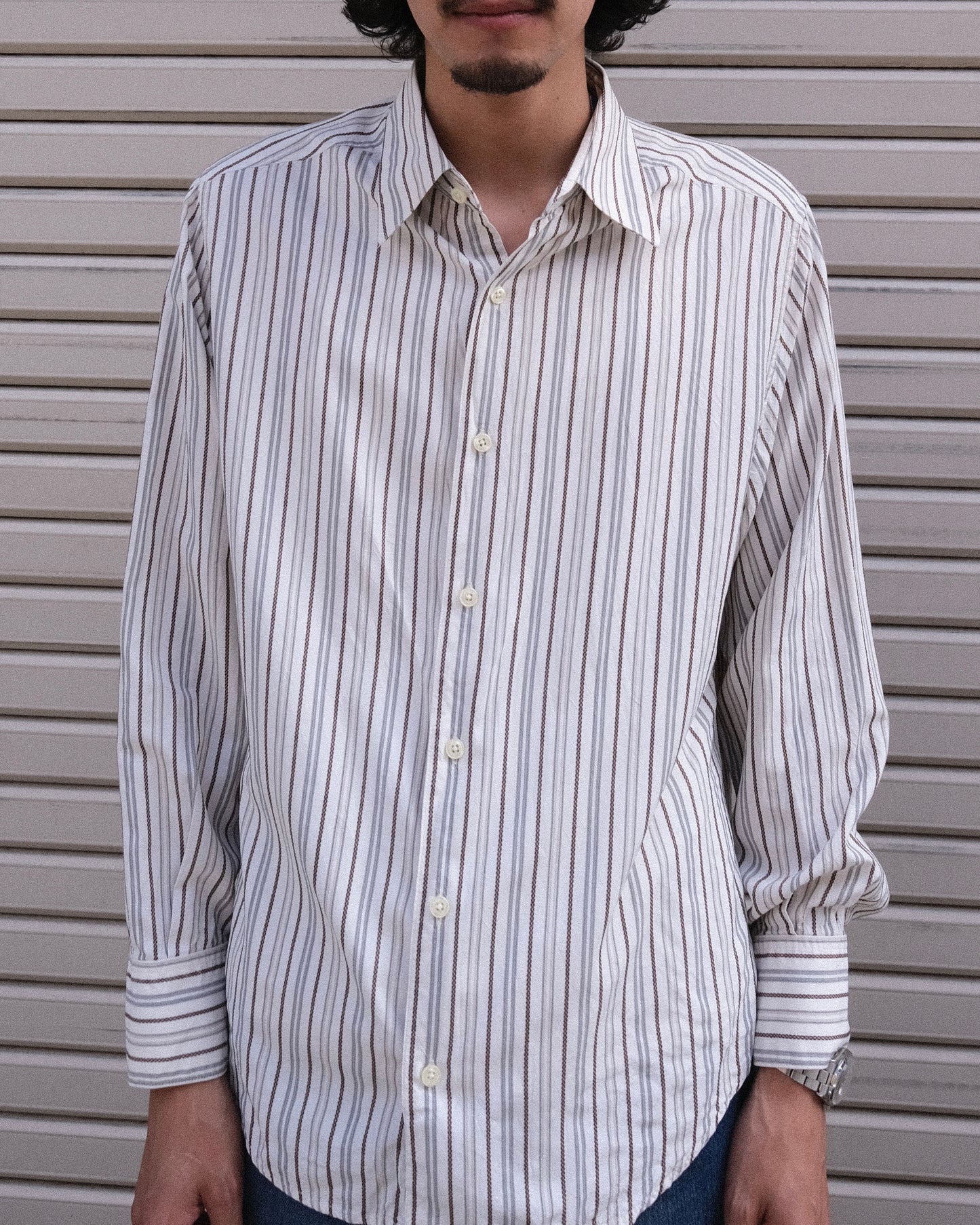 Claiborne Luxe - Silk Stripe Shirt