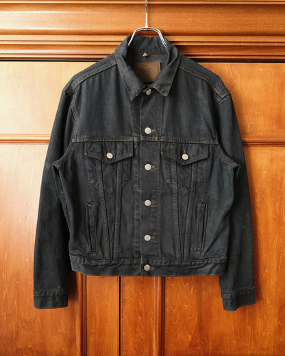 90s Calvin Klein - USA Made Black Denim Jacket