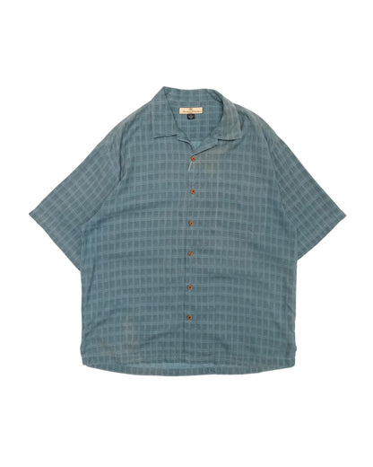 Tommy Bahama - Silk Check Open Collar Shirt