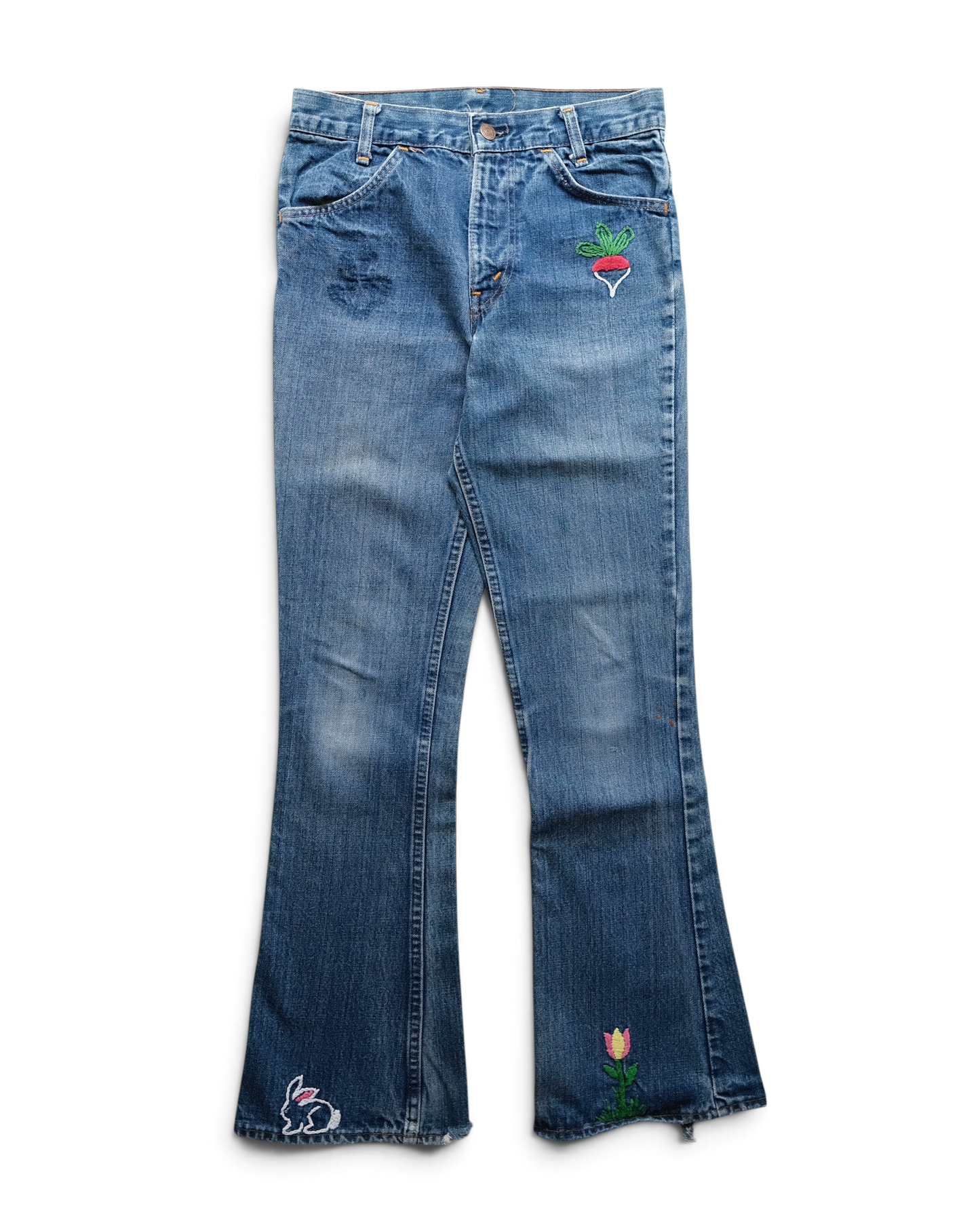 96. Levi's 646 Bell Bottom Denim Pants