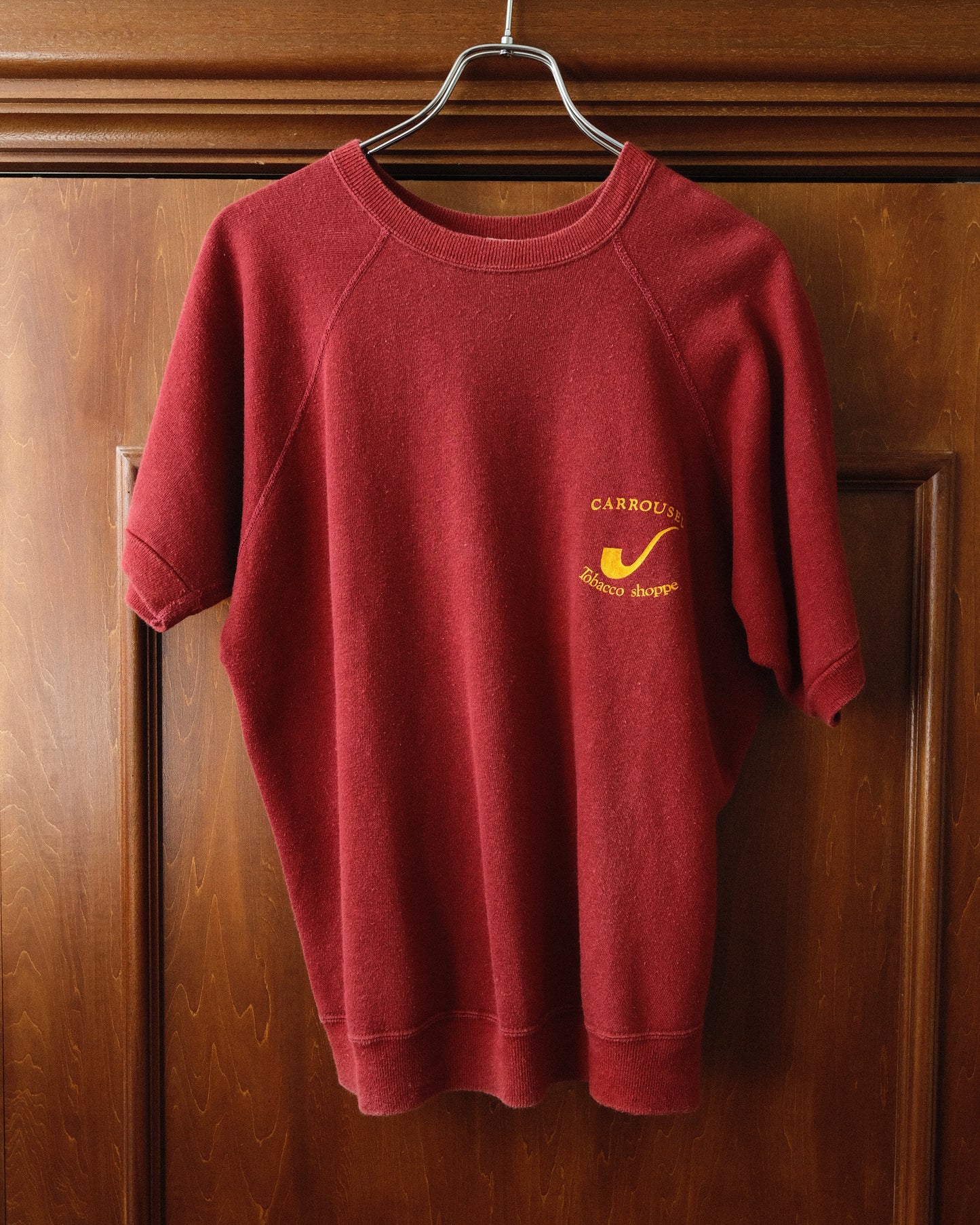 H.WOLF&SONS - Vintage Raglan Sweatshirt “CARROUSEL Tobacco Shoppe”