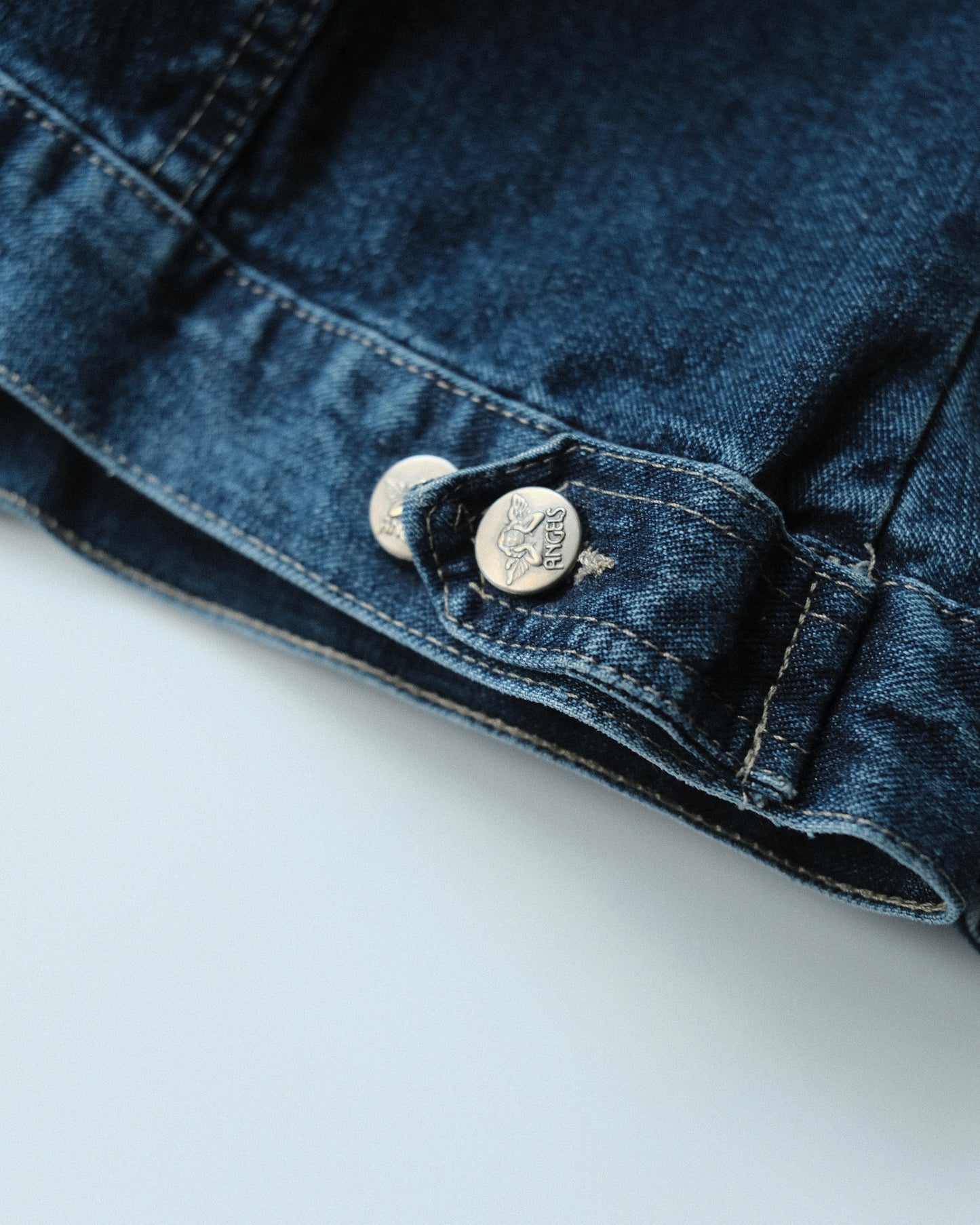 90s ANGELS "Denim Jacket" Made in Italy