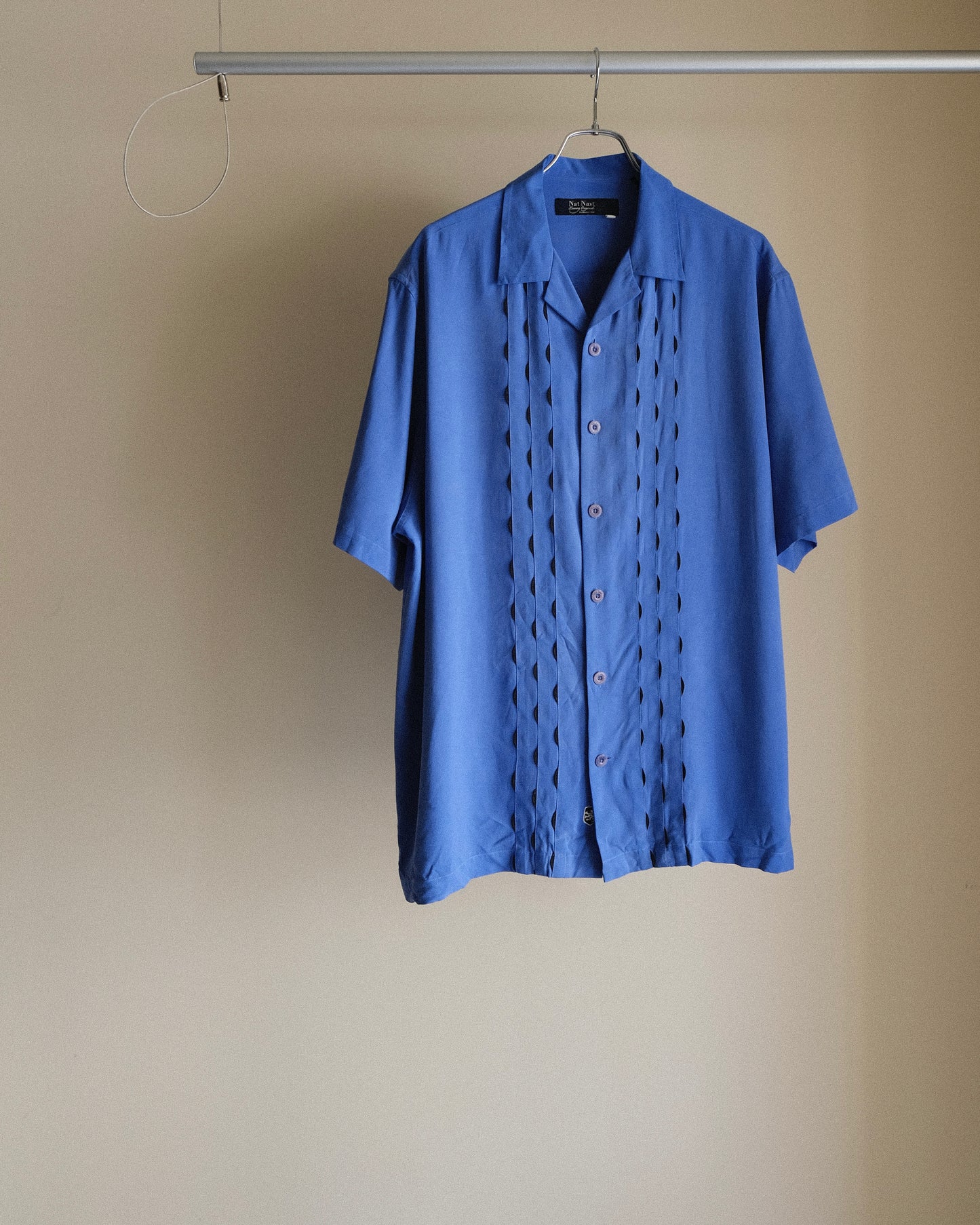 Nat Nast - Open Collar Rayon Shirt