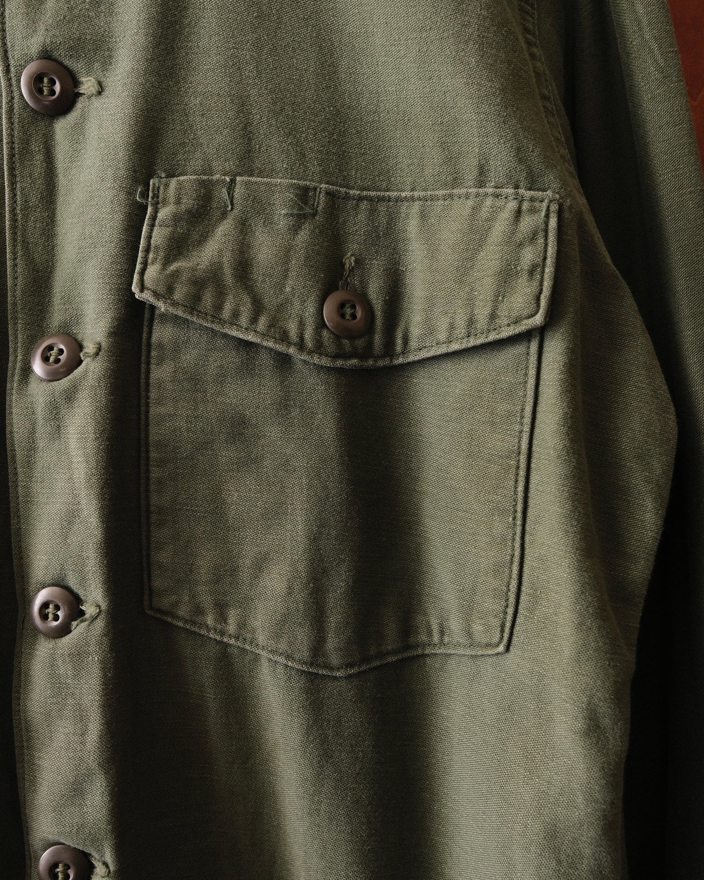 Cotton Satten Military Shirt