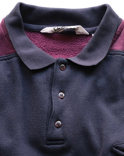 Cotton Polyester Polo Sweat Shirt