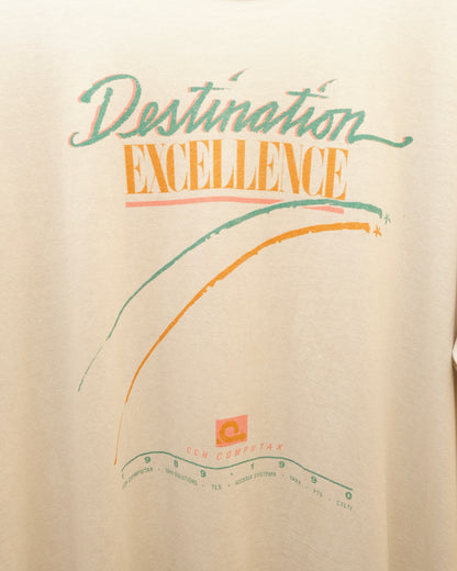 90s CCH COMPUTAX "Destination Excellence” Promotional T-Shirt