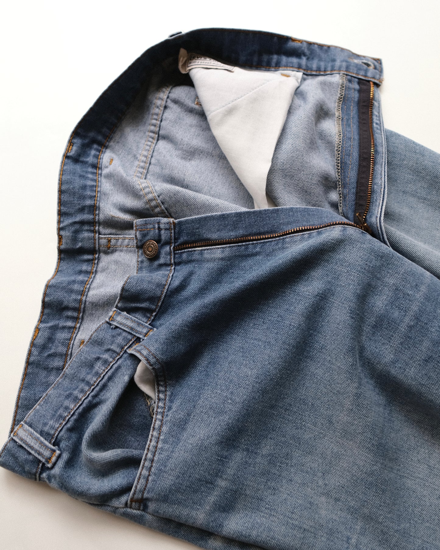 80s Levi's For Men With a Skosh More Room Straight Denim