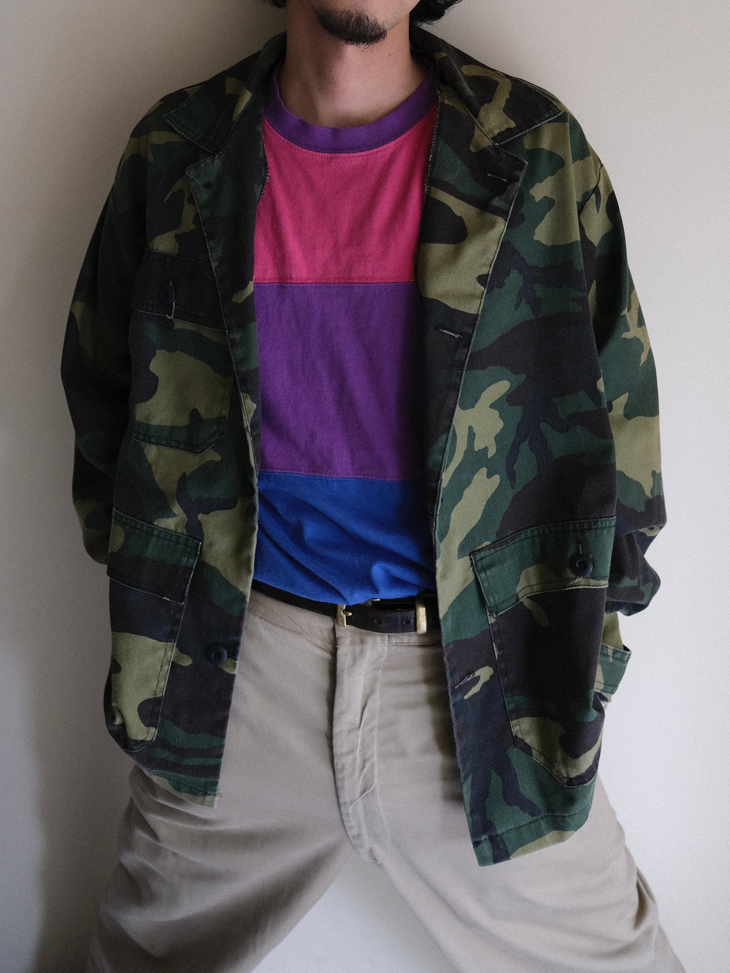90s Bass Pro Shops Outdoors - Woodland Camo Field Jacket