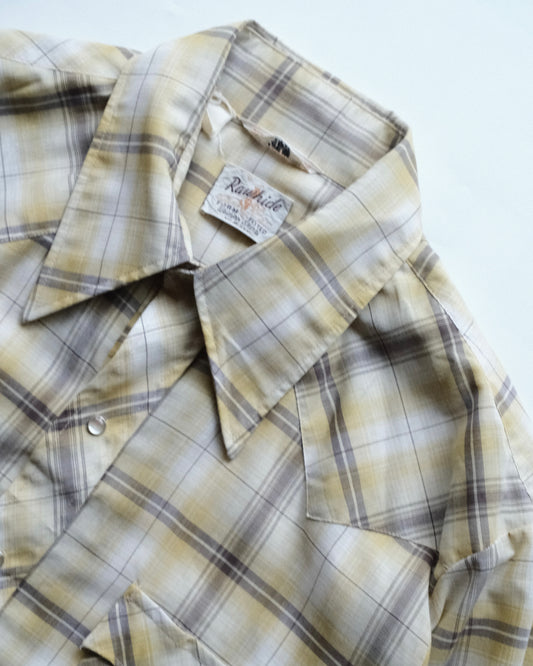 70s Rawhide - Western Check Shirt