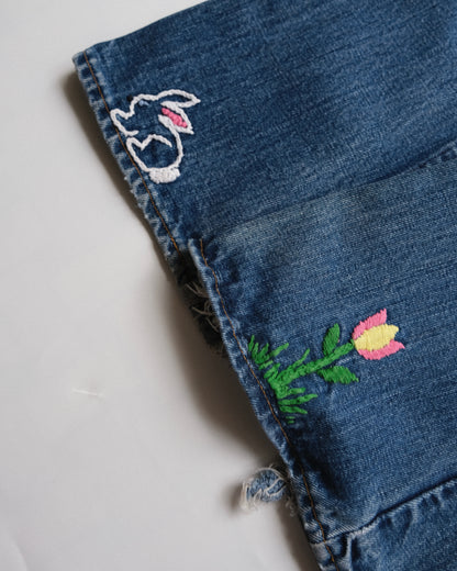 96. Levi's 646 Bell Bottom Denim Pants