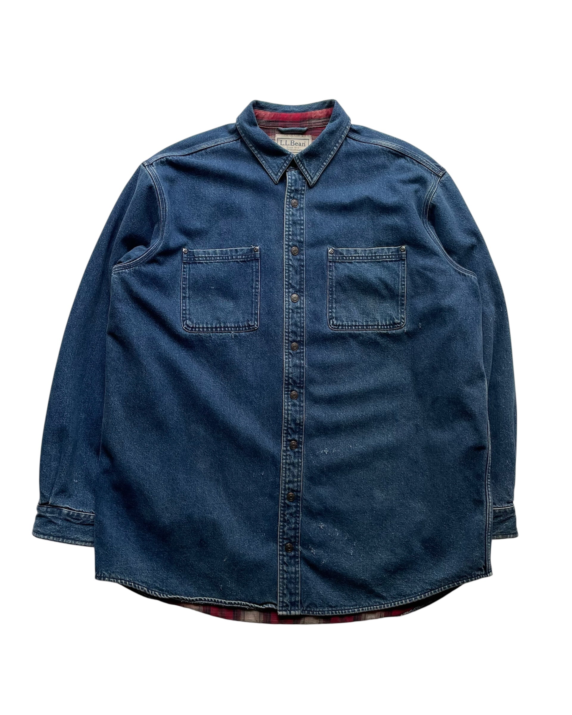 祐天寺・五本木・学芸大学の古着屋、セレクトショップ。[L.L.Bean - Flannel Lined Denim Shirt Jacket]