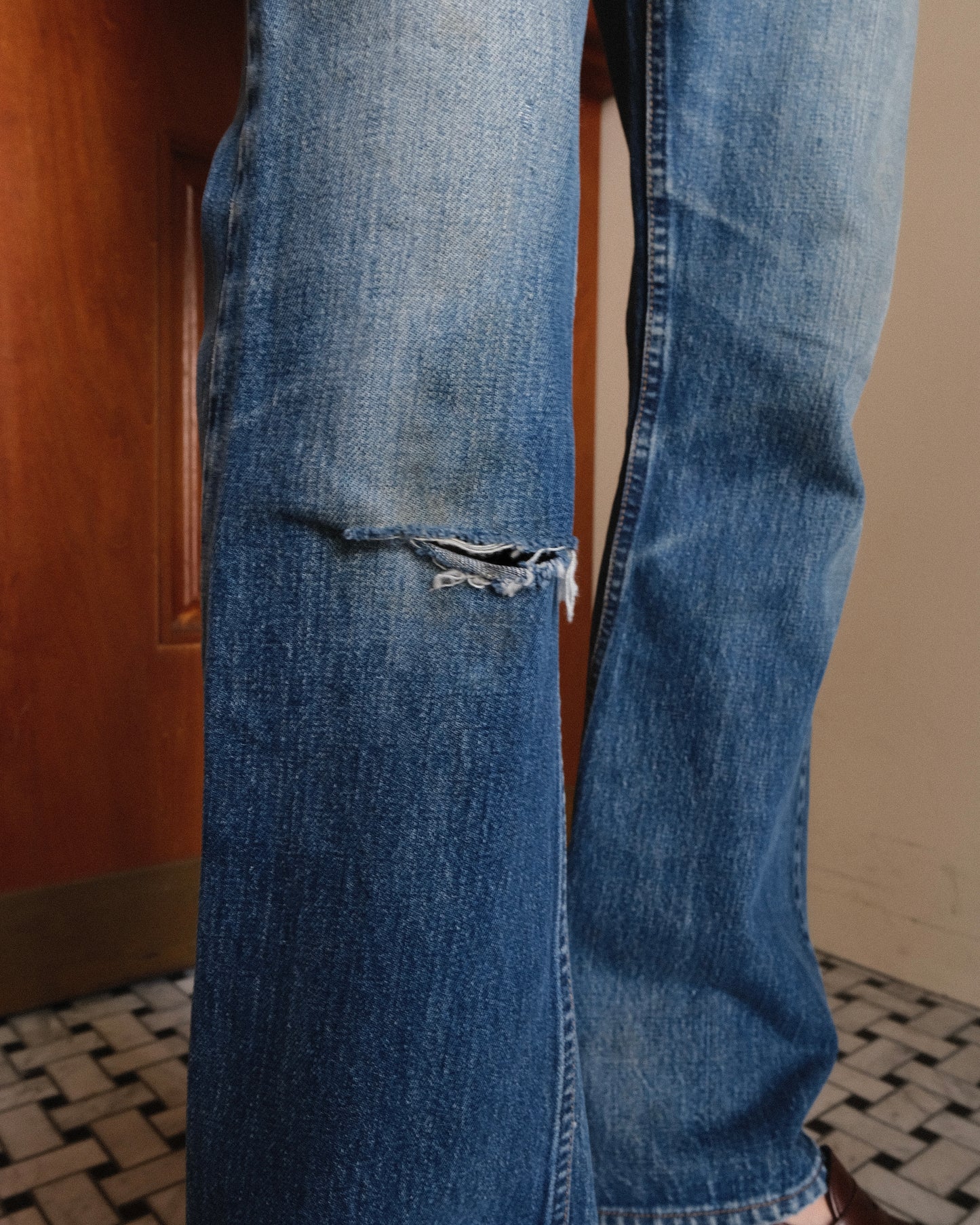 44. Levi's 646 Bell Bottom Denim Pants