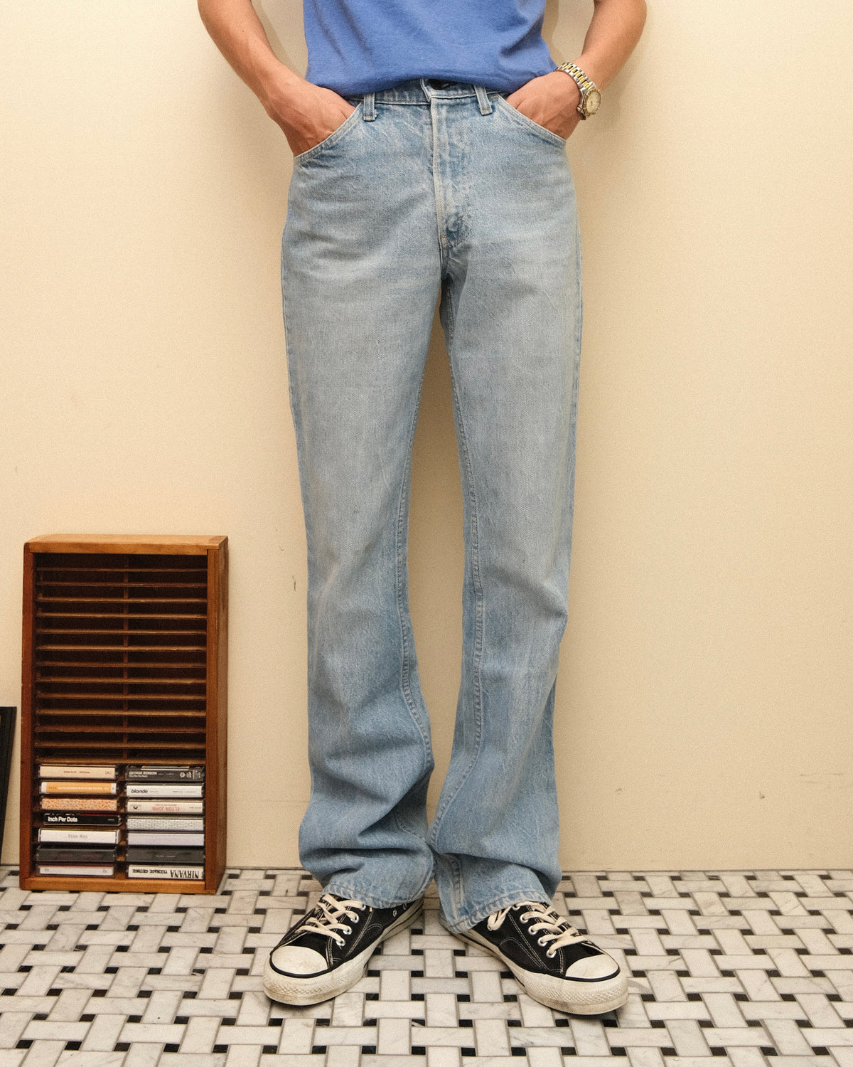 99. Levi's 646 Bell Bottom Denim Pants