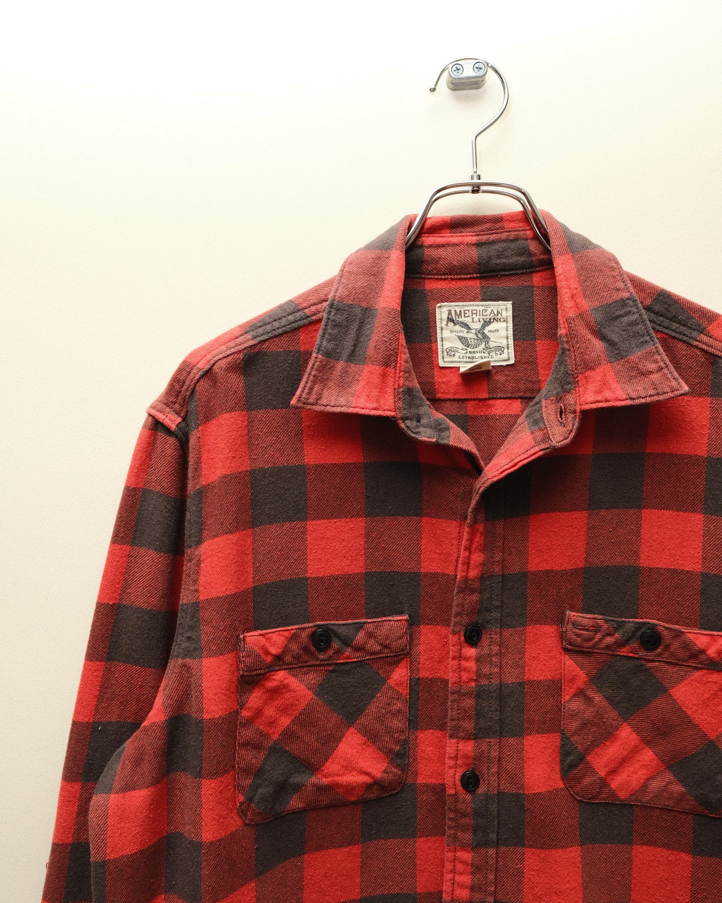 American Living - Buffalo Check Cotton Flannel Shirt
