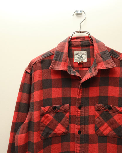 American Living - Buffalo Check Cotton Flannel Shirt