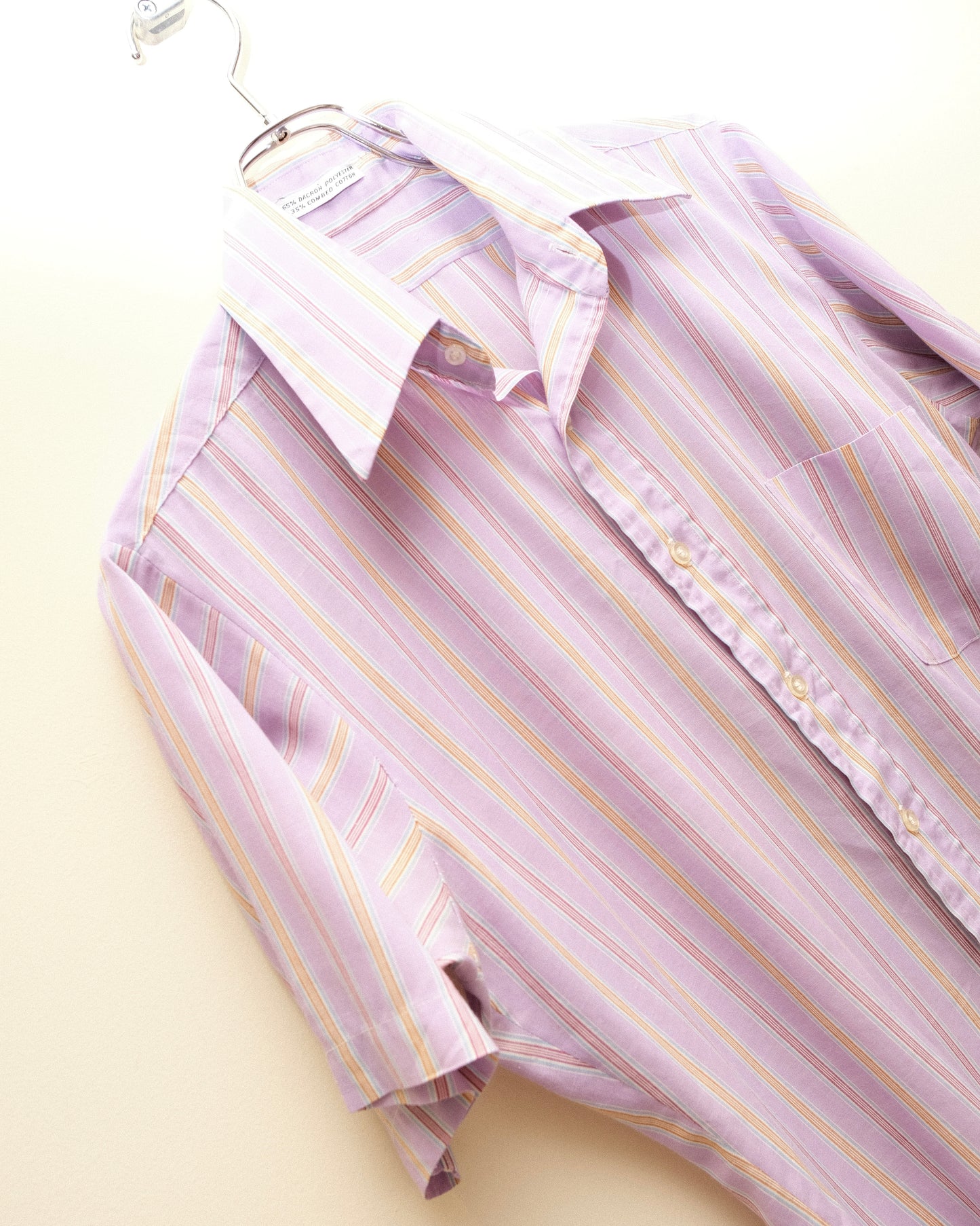 70s Vintage Stripe Short Sleeve Shirt