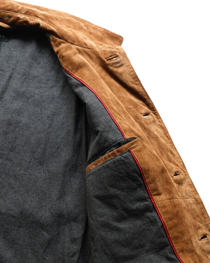 J.CREW - Suede Leather Car Coat