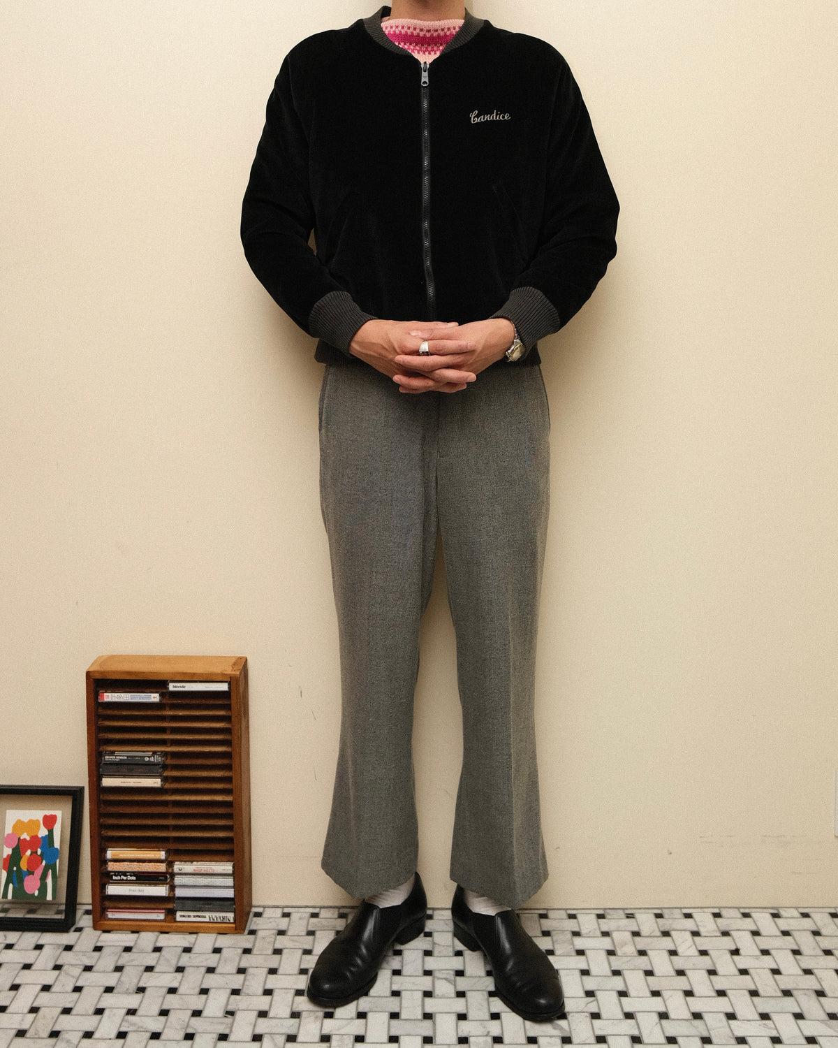 Vintage Velour Souvenir Full Zip Jacket