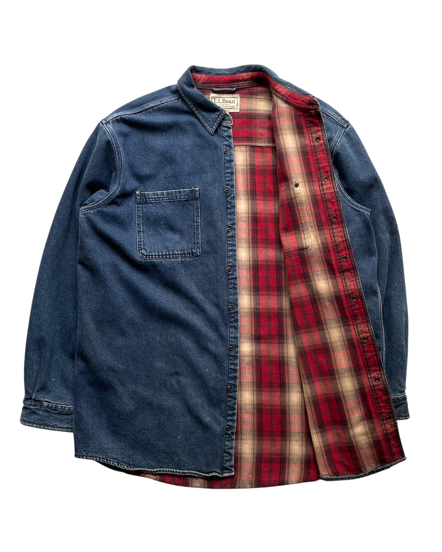祐天寺・五本木・学芸大学の古着屋、セレクトショップ。[L.L.Bean - Flannel Lined Denim Shirt Jacket]