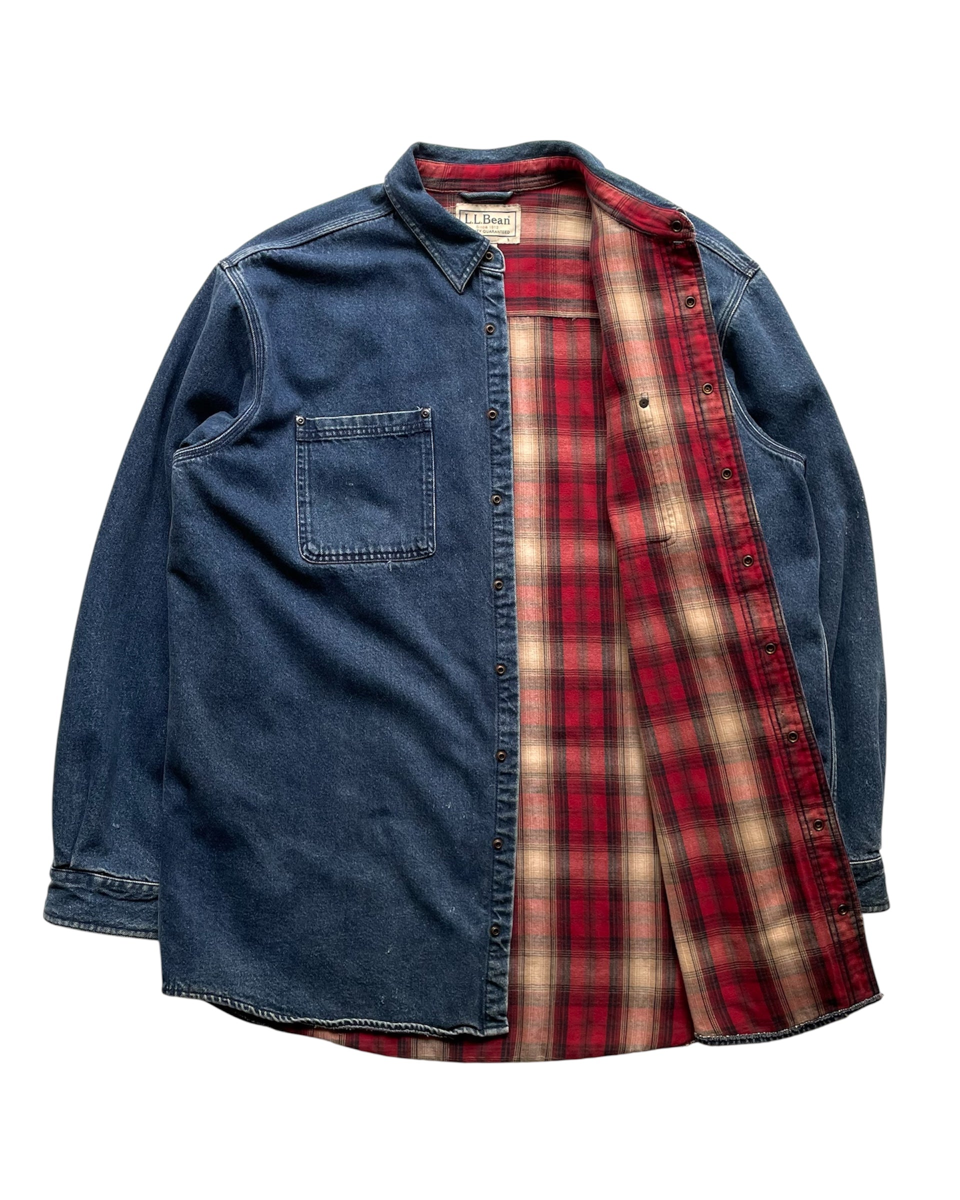 祐天寺・五本木・学芸大学の古着屋、セレクトショップ。[L.L.Bean - Flannel Lined Denim Shirt Jacket]