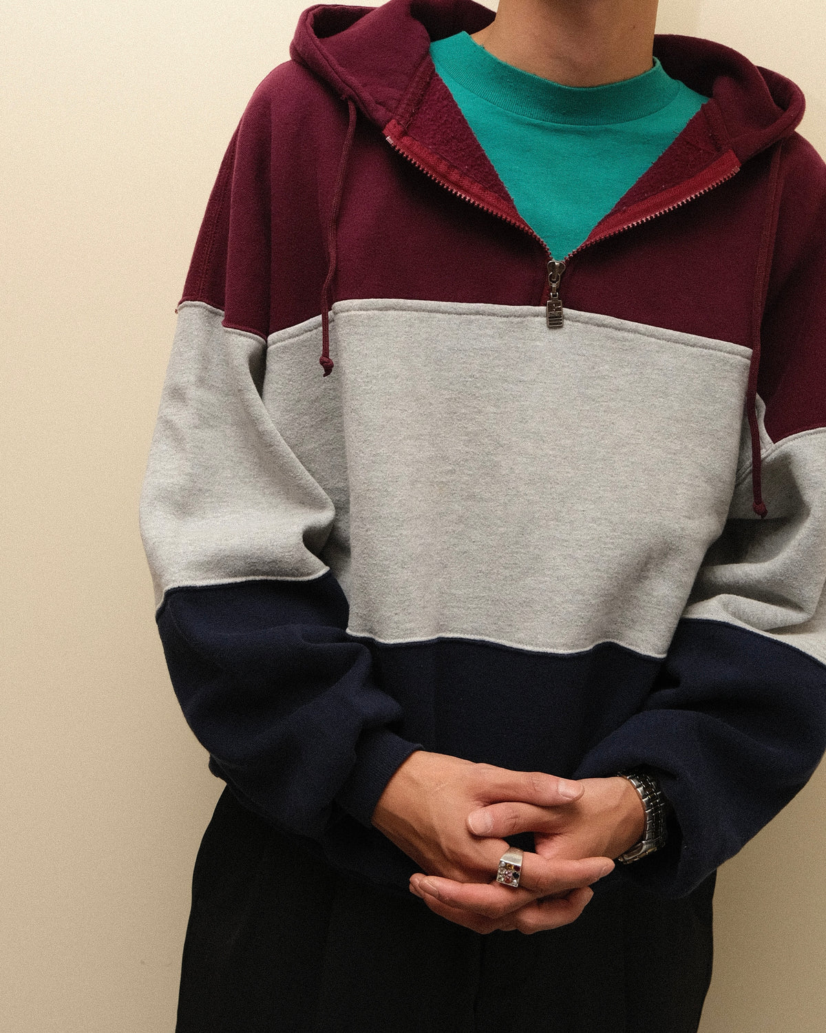 Russell - Half Zip Foodie made in usa