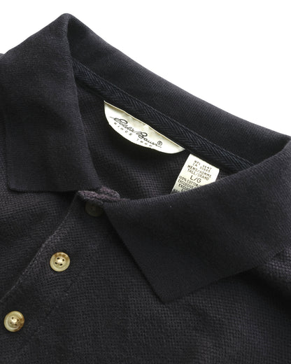 90s Eddie Bauer Border Design Cotton Polo Shirt
