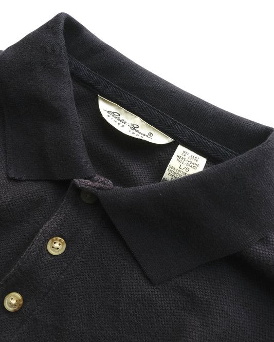90s Eddie Bauer Border Design Cotton Polo Shirt