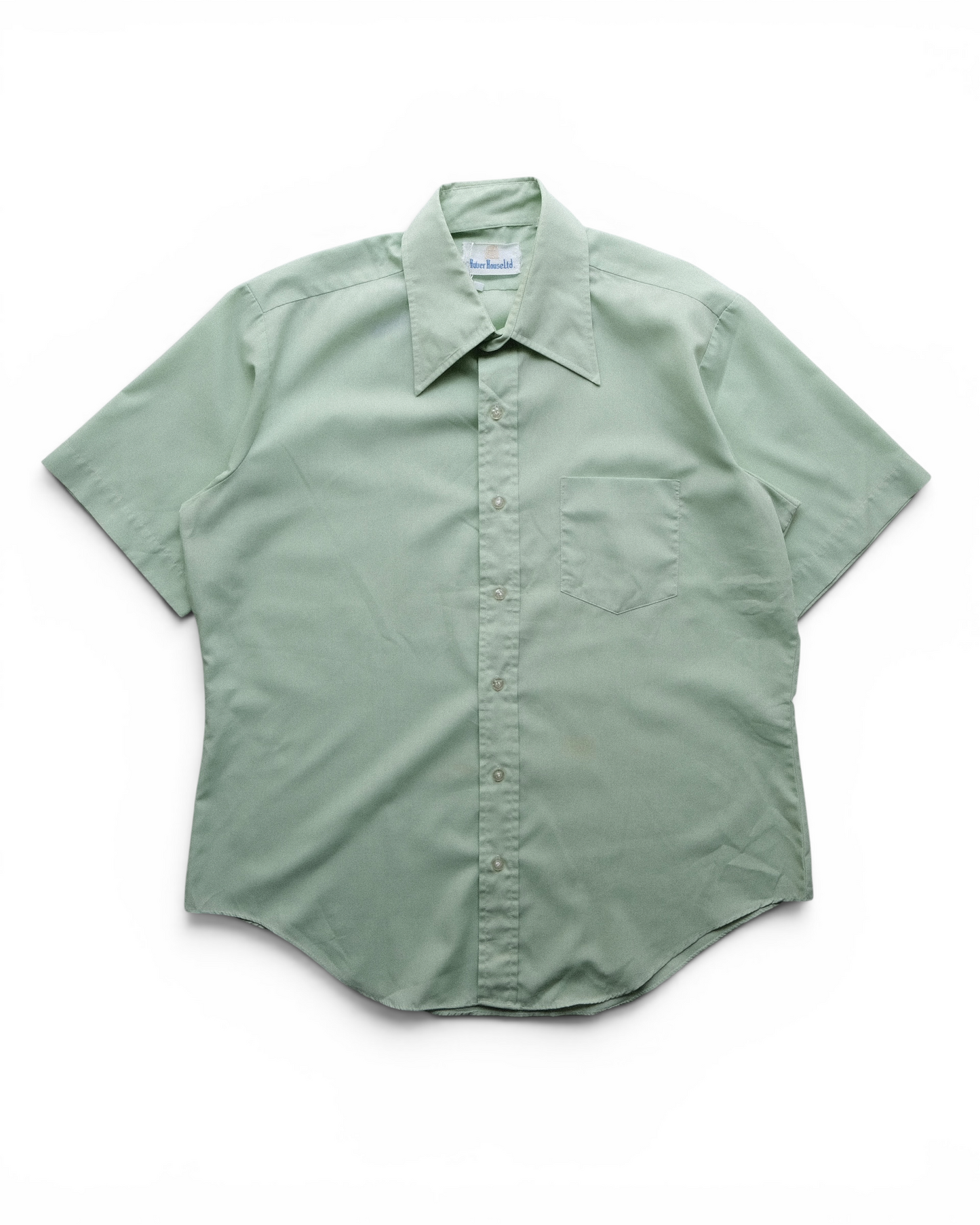 Mint Green Poly/Cotton Shirt