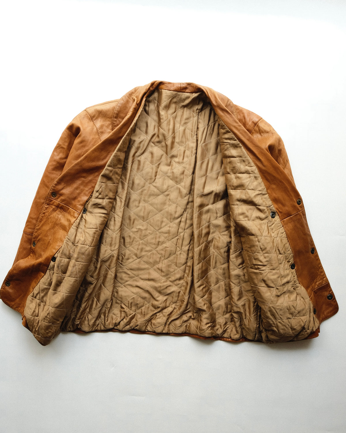 Dolman Sleeve Leather Jacket
