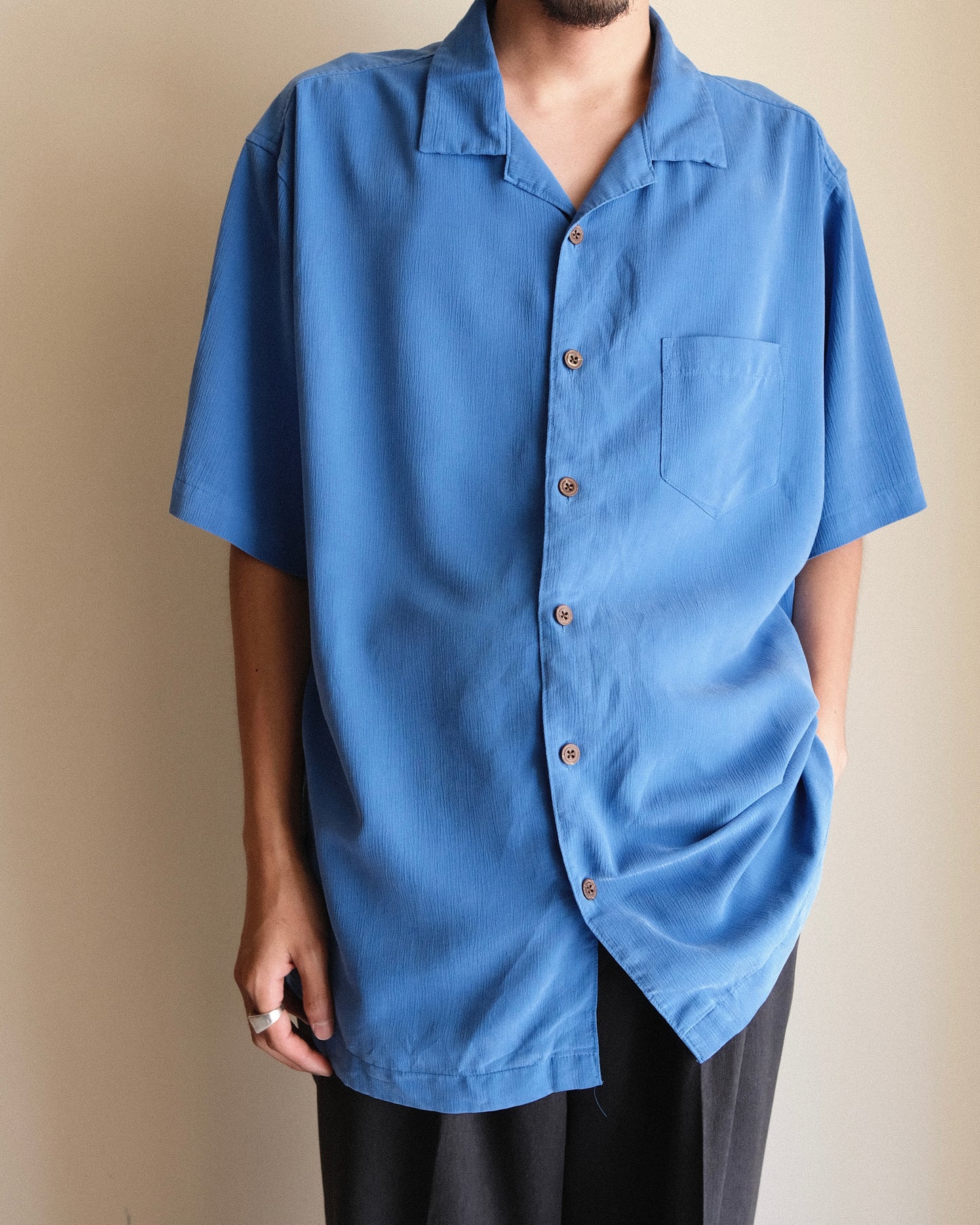Caribbean - Open Collar S/S Shirt