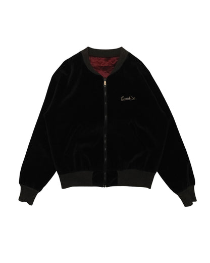 Candice - Velour Souvenir Full Zip Jacket