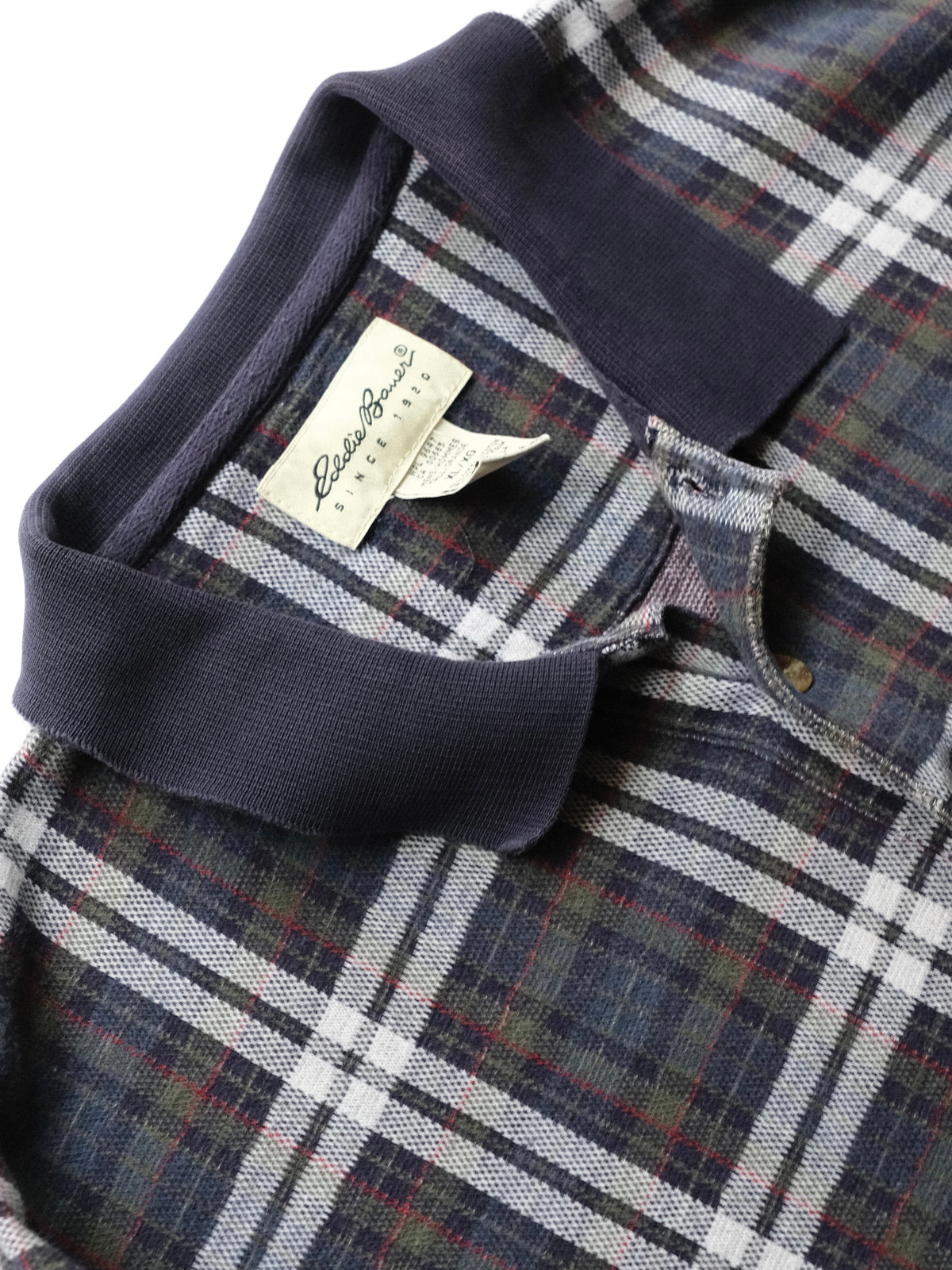 Eddie Bauer - Check Cotton Knit Polo