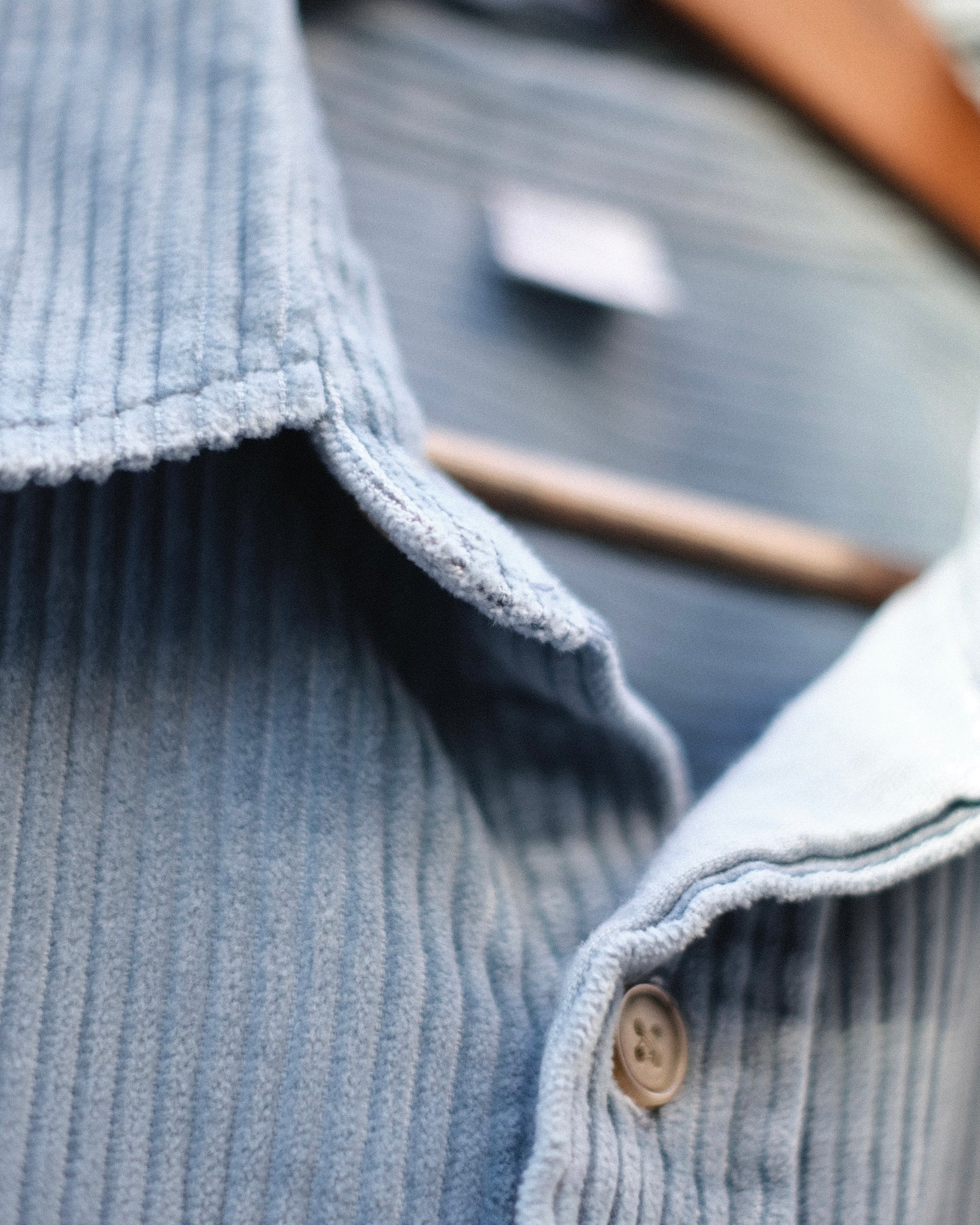 Light Blue Corduroy Shirt