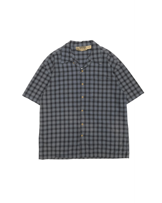 U.S. Expedition - Plaid Cotton Open Collar Shirt